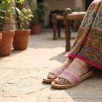 Chic Pink Woven Slide Sandals with Espadrille Sole - Women's Summer Slip-Ons